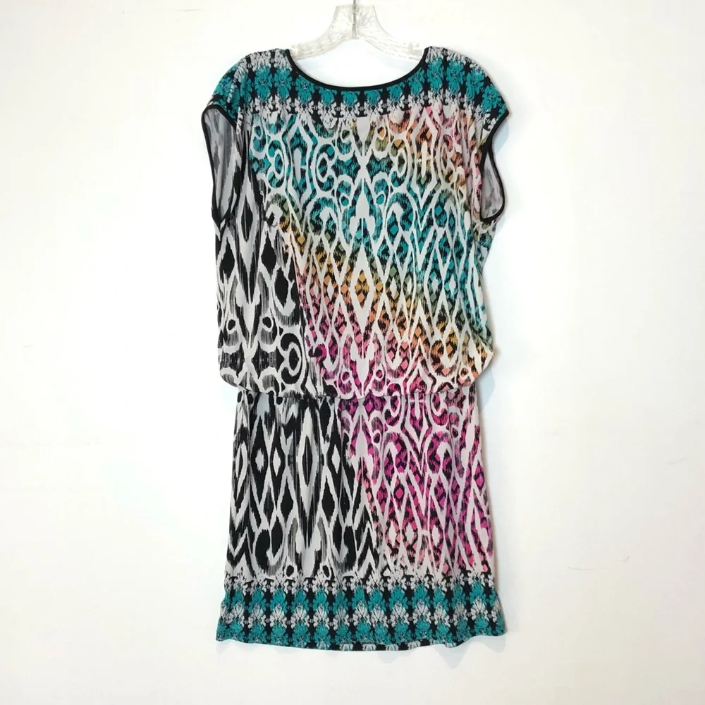 Style & Co Multicolored Patterned Dress - Picture 13 of 14